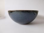 oude vintage schaal fruitschaal blauw aardewerk Zaalberg, Ophalen of Verzenden