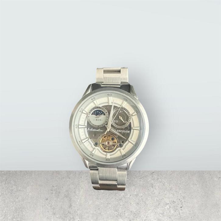 Thomas Earnshaw Sun & Moon Automaat - Zo Goed Als Nieuw!, Sieraden, Tassen en Uiterlijk, Armbanden, Zo goed als nieuw, Staal, Ophalen