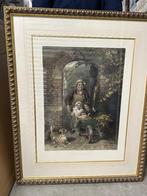 kleurgravure/ print, Antiek en Kunst, Kunst | Etsen en Gravures, Ophalen