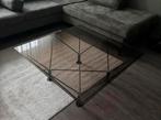 Salontafel glasplaat stijl Paolo Piva Alanda jaren 80, Ophalen, Gebruikt, 50 tot 100 cm, 50 tot 100 cm