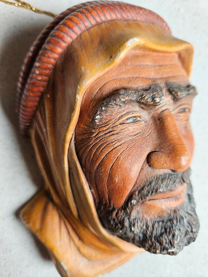 Masker van Bedoeïen uit Engeland, Antiek en Kunst, Antiek | Woonaccessoires, Ophalen of Verzenden