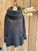 Vero moda, Dikke gebreide trui, grote col antraciet met  L, Kleding | Dames, Vero Moda, Maat 42/44 (L), Ophalen of Verzenden, Zo goed als nieuw