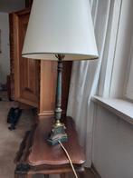 Mooi oud Empire tafel lamp guirlande decoratie groen goud, Ophalen of Verzenden