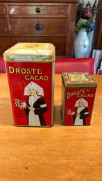 2 Droste cacao blikken, Verzamelen, Ophalen of Verzenden, Gebruikt, Overige, Droste
