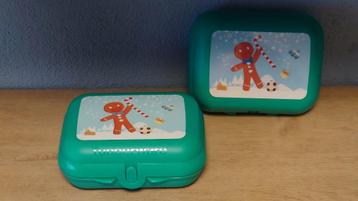 Tupperware Smartclipdoos Lunchdoos Midi Peperkoekman NIEUW.. beschikbaar voor biedingen