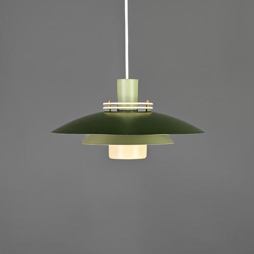 Groene Deense design hanglamp - retro uitstraling Form light, Huis en Inrichting, Lampen | Hanglampen, Zo goed als nieuw, 75 cm of meer
