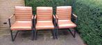 eetkamer stoelen 6X t.e.a.b., Huis en Inrichting, Stoelen, Ophalen, Bruin, Zo goed als nieuw, Modern/industrieel