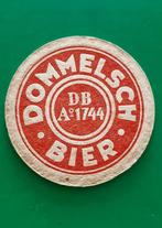 Oud viltje Dommelsch bier rood, Verzamelen, Viltje(s), Overige merken, Zo goed als nieuw, Verzenden