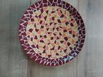 Mozaïek schaal., Ophalen of Verzenden, Zo goed als nieuw, Rond, Steen of Aardewerk