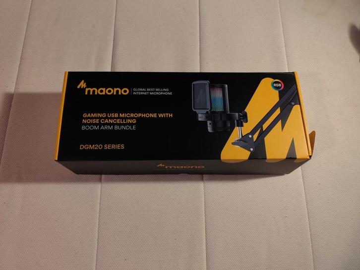 Maono DGM20 Gaming Microfoon + Arm - Zo Goed Als Nieuw, Muziek en Instrumenten, Microfoons, Zo goed als nieuw, Studiomicrofoon
