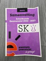 Examen Overzicht - samenvatting examenstof scheikunde havo, HAVO, Scheikunde, Ophalen of Verzenden, Zo goed als nieuw