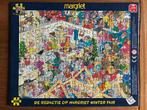 nieuw - Winterfair - haasteren leg puzzel in passepartout, Ophalen of Verzenden, Minder dan 500 stukjes, Nieuw, Legpuzzel