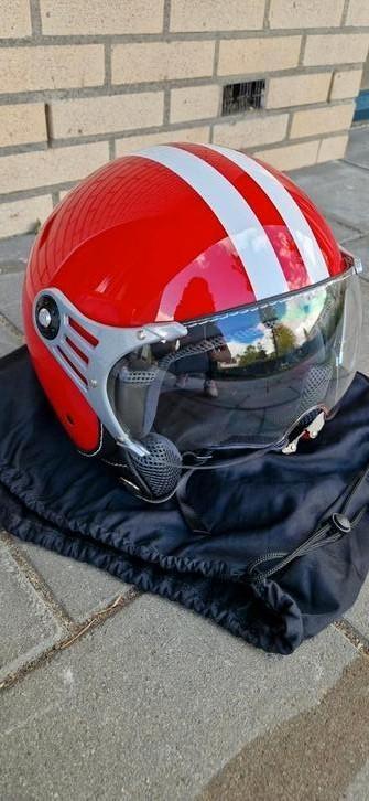 Nieuw ! Scooter Helm ( Vinz) XS - 53/54, Rood beschikbaar voor biedingen