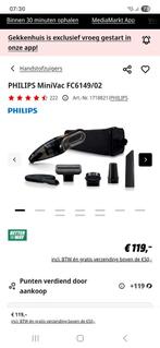 Philips MiniVac 12V Autostofzuiger - Zo goed als nieuw!, Witgoed en Apparatuur, Stofzuigers, Ophalen of Verzenden, Zo goed als nieuw