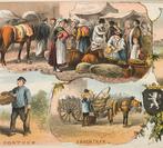 litho kostuum prent Brabant, 1880, Ophalen of Verzenden