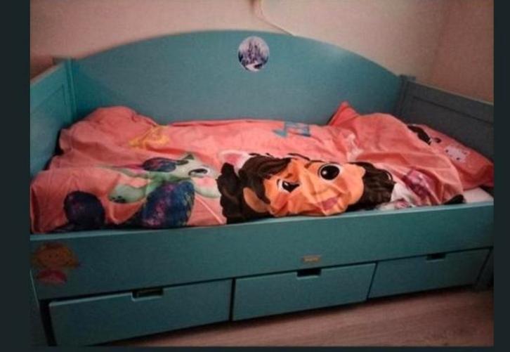 Bopita peuterbed, Kinderen en Baby's, Kinderkamer | Bedden, Gebruikt, 140 tot 160 cm, 70 tot 85 cm, Lattenbodem, Ophalen of Verzenden