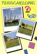 Terschelling - 3 afb o.a. boot paard - 1996 gelopen, Ophalen of Verzenden, 1980 tot heden, Gelopen, Waddeneilanden