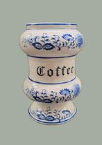 Grote vintage koffiepot, voorraadpot in Blue Union patroon, Huis en Inrichting, Keuken | Servies, Overige typen, Ophalen of Verzenden