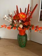 Prachtige vaas met kunstplanten, Ophalen, Zo goed als nieuw