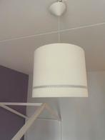 Hanglamp babykamer, Coming Kids Linnen wit, kinderkamer lamp, Huis en Inrichting, Lampen | Lampenkappen, 25 tot 50 cm, Wit, Rond