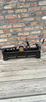 Antieke gietijzeren weegschaal 5 kg, Ophalen of Verzenden