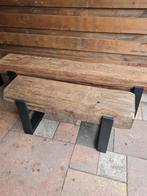 AANBIEDING!!! Bielzen buiten bankjes, Tuin en Terras, Tuintafels, Ophalen of Verzenden, Rechthoekig, Hout