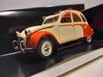 Citroen 2CV eend beige/oranje 1971 Solido metal 1:18 KRD, Hobby en Vrije tijd, Modelauto's | 1:18, Ophalen of Verzenden, Zo goed als nieuw