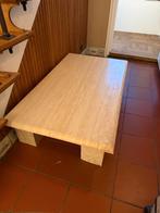 Salontafel Travertin, Ophalen, Overige materialen, Gebruikt, 100 tot 150 cm