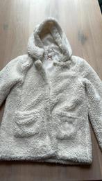 Witte teddy jas h&m maat 140, Meisje, Gebruikt, Ophalen of Verzenden, Jas