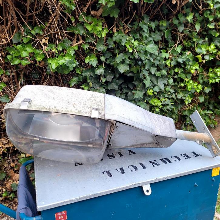 Philips straatverlichting muurlamp, Tuin en Terras, Buitenverlichting, Gebruikt, Wandlamp, Overige materialen, 50 tot 250 watt