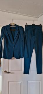 Mooi travelstof set jasje en broek LAATSTE KANS., Ophalen of Verzenden, Zo goed als nieuw, Blauw