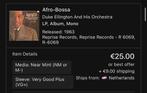 Duke Ellington - Afro-Bossa LP - Near Mint, Ophalen of Verzenden, Zo goed als nieuw, 12 inch