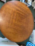 Glanzend houten vintage ronde salontafel, Huis en Inrichting, Tafels | Eettafels, Zo goed als nieuw, Ophalen