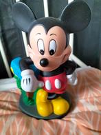 Leuke Mickey Mouse spaarpot, Ophalen of Verzenden, Mickey Mouse, Gebruikt, Beeldje of Figuurtje