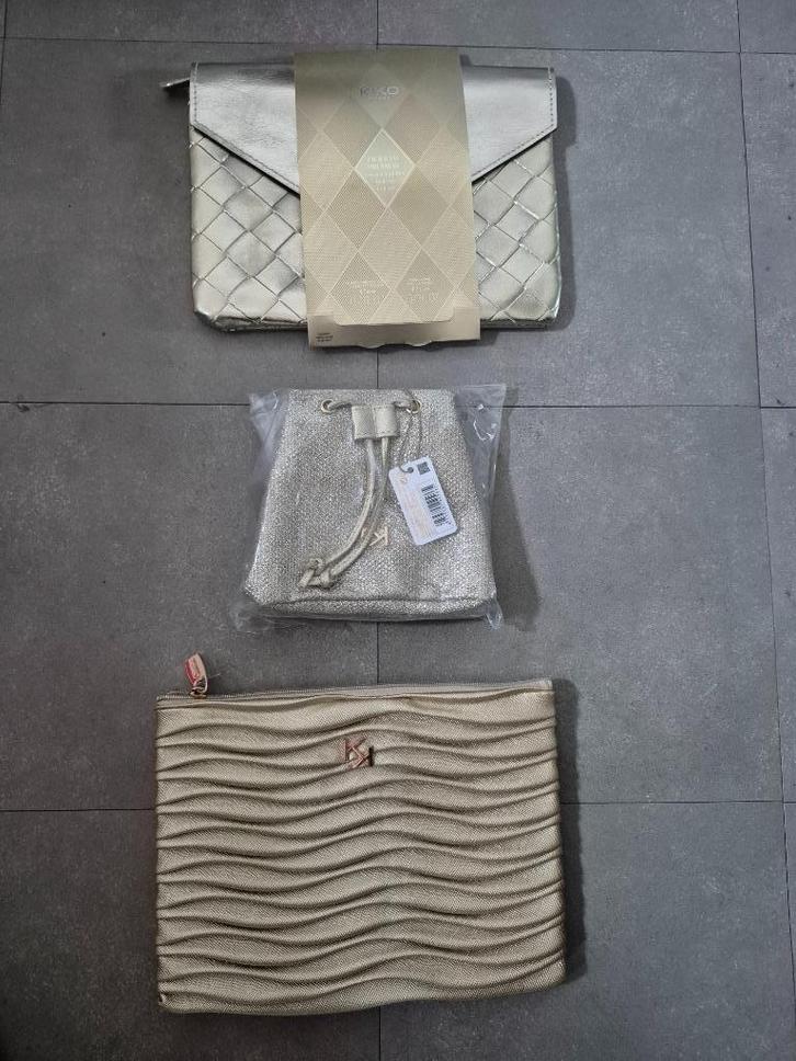 3x Kiko Tasjes, Sieraden, Tassen en Uiterlijk, Toilettassen, Nieuw, Dame, Ophalen of Verzenden