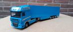 DAF MET TRAILER zie omschrijving, Hobby en Vrije tijd, Modelauto's | 1:50, Ophalen of Verzenden, Zo goed als nieuw, Bus of Vrachtwagen