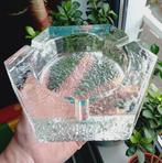 Vintage Mid Century Grote Helder Geslepen Kristallen Asbak, Antiek en Kunst, Antiek | Glas en Kristal, Ophalen of Verzenden