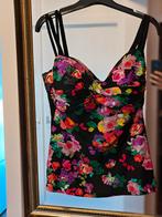 Gebloemde tankini, Ophalen of Verzenden, Zo goed als nieuw, Bikini