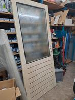 Hardhouten Buitendeur 92.5x211, Ophalen, Gebruikt, 80 tot 100 cm, Buitendeur