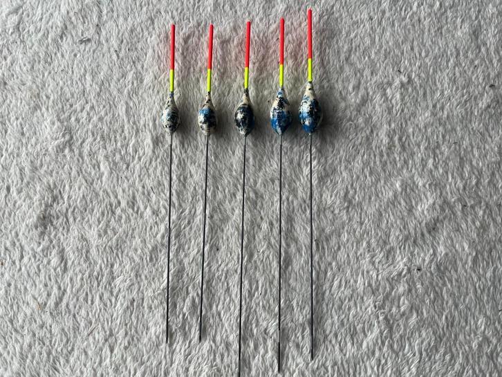 adv 252 / NIEUW set 5 dobbers BOBBI FISHER, Watersport en Boten, Hengelsport | Witvissen, Nieuw, Dobber of Lood, Ophalen of Verzenden