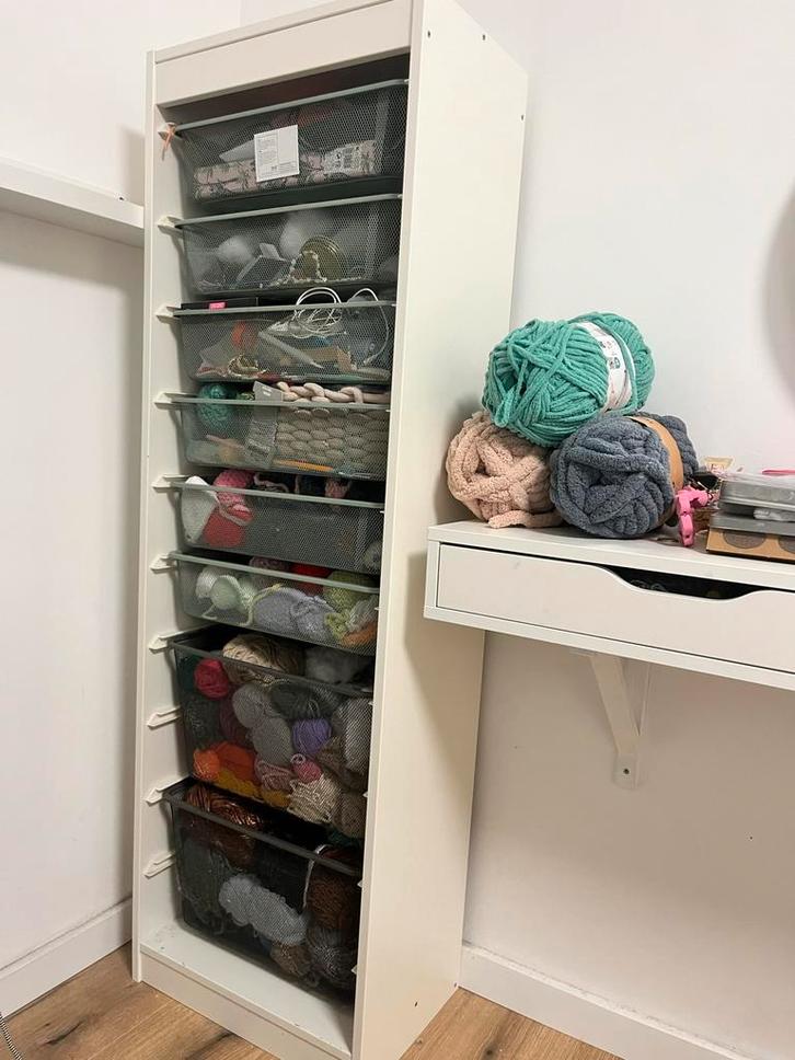 IKEA Trofast Kast met Manden, Huis en Inrichting, Kasten | Kledingkasten, Zo goed als nieuw, 100 tot 150 cm, Minder dan 50 cm