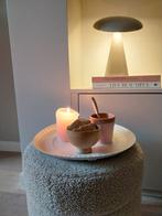 Zusss stylingbord wit met ribbels 30 cm metaal, Ophalen of Verzenden, Nieuw, Rond, Metaal