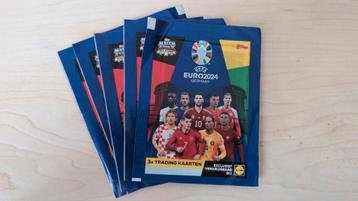 Euro2024 Germany UEFA voetbalplaatjes LIDL 5x in verpakking  beschikbaar voor biedingen