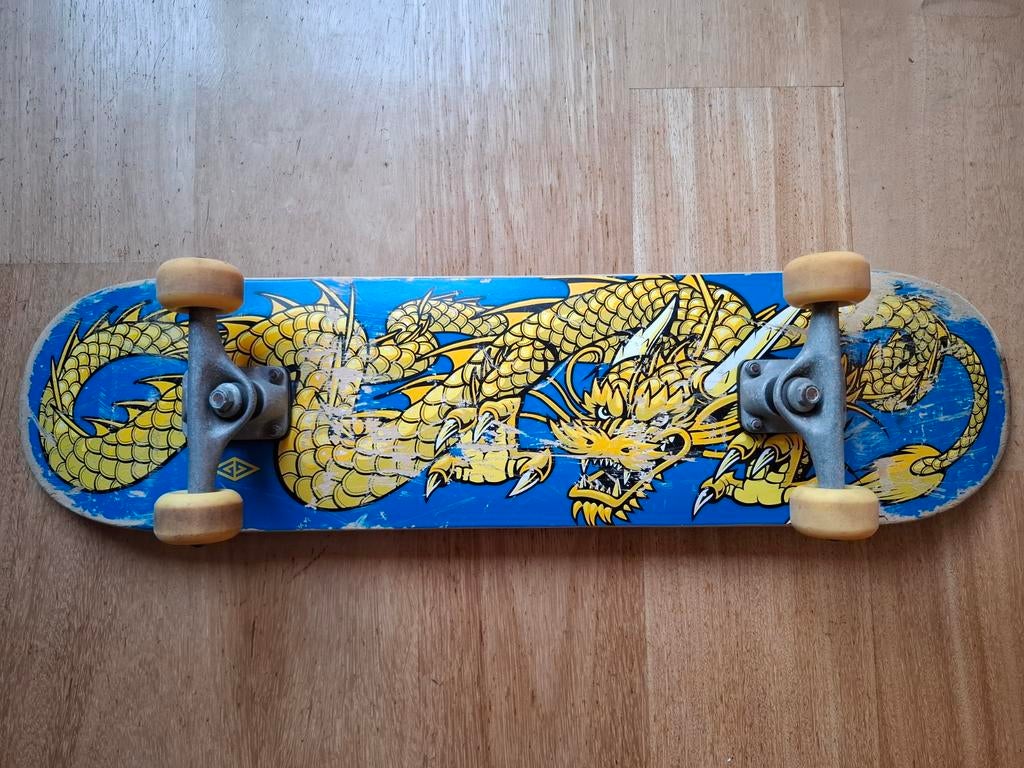 Powell Peralta Golden Dragon compleet deck uit 2006, Ophalen of Verzenden, Gebruikt, Skateboard