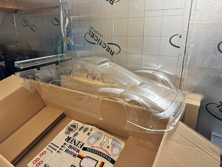 R/C Auto 22ccm met Mercedes & Porsche Kap, Hobby en Vrije tijd, Modelbouw | Auto's en Voertuigen, Gebruikt, Auto, Groter dan 1:32