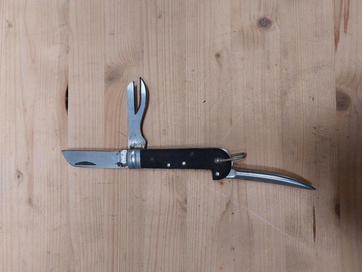 Vintage zeemansmes marlinspike vermoedelijk Böker Solingen, Caravans en Kamperen, Kampeergereedschap, Zo goed als nieuw, Ophalen of Verzenden