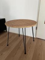 Ronde bijzettafel, Huis en Inrichting, Tafels | Bijzettafels, Minder dan 55 cm, Rond, Zo goed als nieuw, Modern