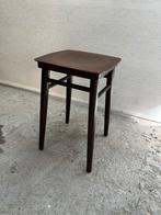 Vintage Houten Krukje/Bijzettafel, Ophalen, Gebruikt, Onbekend, Onbekend