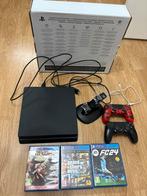 Playstation 4 PS4 Slim inclusief 2 controllers en games, Spelcomputers en Games, Spelcomputers | Sony PlayStation 4, Met 2 controllers