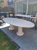 Ovale grote eettafel, Huis en Inrichting, Tafels | Eettafels, Ophalen, Gebruikt, 100 tot 150 cm, 200 cm of meer